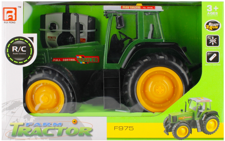 Traktor zdalnie sterowana Mega Creative Zielony (5902012750490) - obraz 1