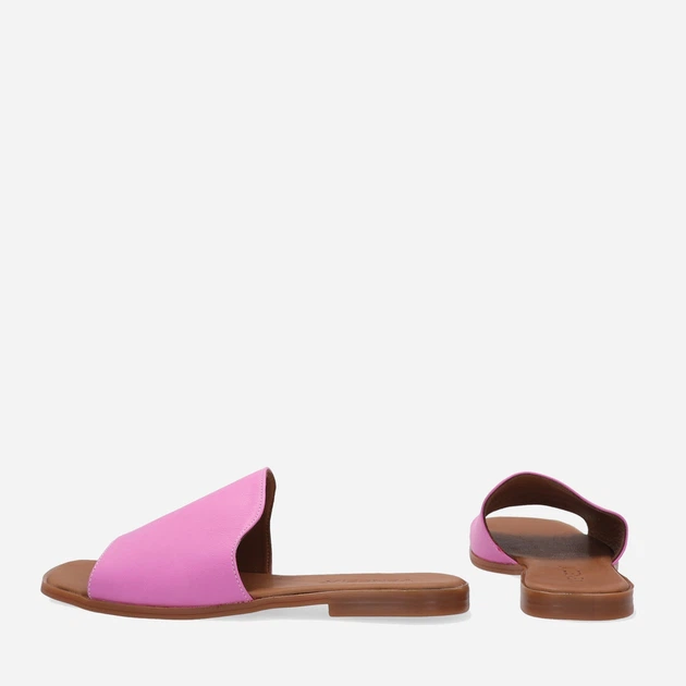 Klapki damskie eleganckie skórzane Venezia 13169 36 23.7 cm Różowe (5906140318386) - obraz 3