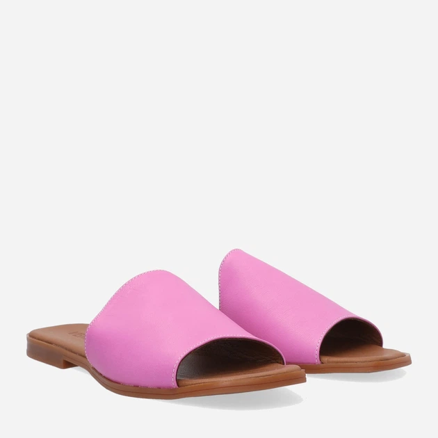 Klapki damskie eleganckie skórzane Venezia 13169 36 23.7 cm Różowe (5906140318386) - obraz 4