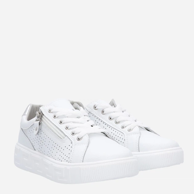 Жіночі кеди низькі Venezia FT210256 38 25 см Білі (5906140416518) - зображення 4