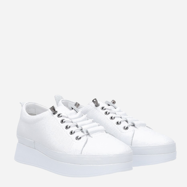 Sneakersy damskie Venezia 0327000-1 38 25 cm Białe (5906140333006) - obraz 4
