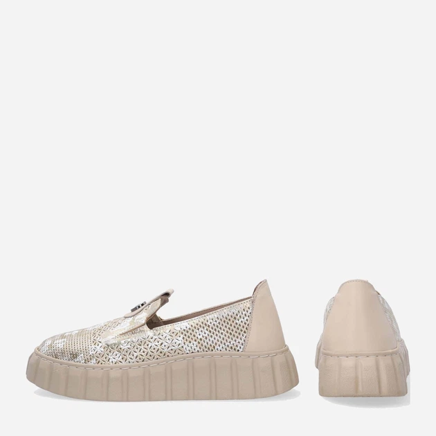 Buty wsuwane damskie Venezia 061AE021 21 40 26.4 cm Beżowe (5906140382745) - obraz 3