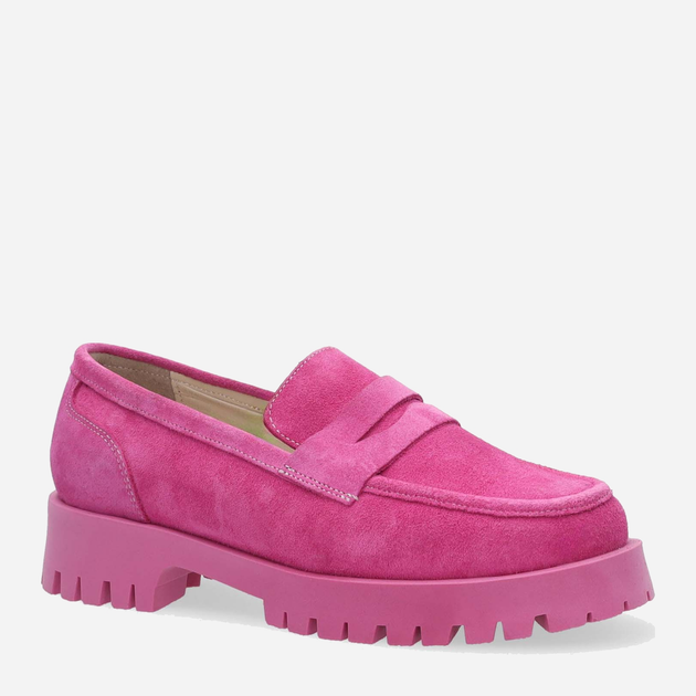 Loafersy damskie skórzane Venezia 737 SUE 39 26 cm Różowe (5906140383483) - obraz 2