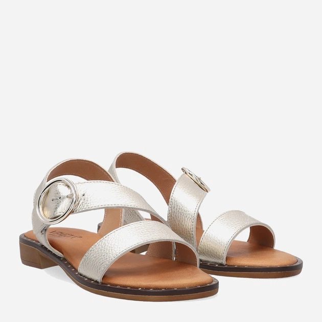 Sandały damskie skórzane Venezia 1481 LA BO 40 26.4 cm Złote (5906140458815) - obraz 4