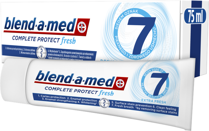 Зубная паста Blend-a-med Complete Protect 7 Экстрасвежесть 75 мл ...