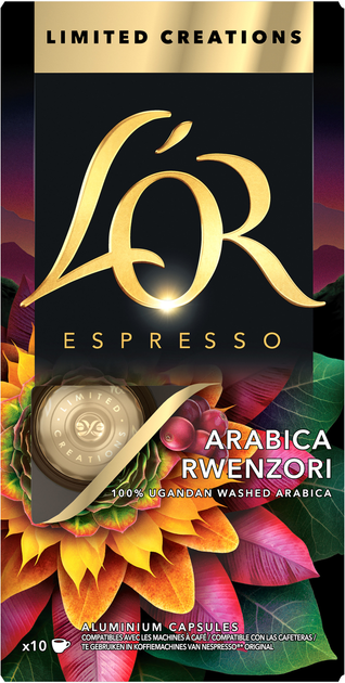 Акція на Кава в капсулах L'OR Espresso Arabica Rwenzori Uganda Limited Creations 10 шт від Rozetka