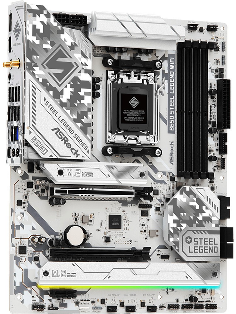 Płyta główna ASRock B650 STEEL LEGEND WIFI (sAM5, AMD B650, PCI-Ex16) - obraz 2