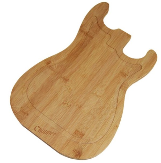 Deska do krojenia Mikamax Gitara 38 x 25 cm bambus (8719481350475) - obraz 2