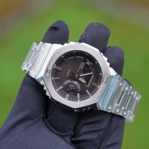 Часы Casio G-Shock GM-B2100D-1AER FULL METAL Silver