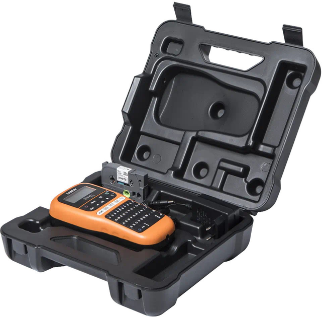 Drukarka etykiet Brother P-Touch E110VP Orange (PERBRODRE0047) - obraz 5