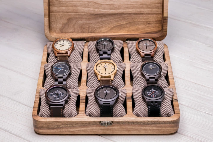 Органайзер для хранения часов ecoWalnut 7х26.5х26.5 см - изображение 7