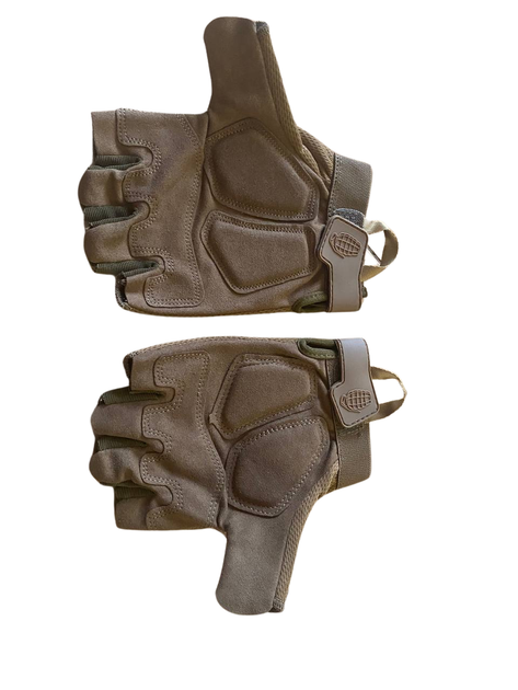 Рукавички тактичні KOMBAT UK Alpha Fingerless Tactical Gloves койот L (kb-aftg-coy-l) - Фото 5 Рукавички тактичні KOMBAT UK Alpha Fingerless Tactical Gloves койот L (kb-aftg-coy-l) - зображення 5