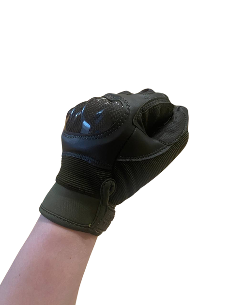 Рукавички тактичні KOMBAT UK Predator Tactical Gloves оливковий XL-XXL (kb-ptg-olgr-xl-xxl) - зображення 4