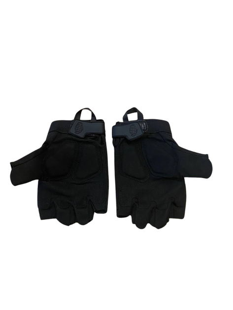 Рукавички тактичні KOMBAT UK Alpha Fingerless Tactical Gloves чорний XL (kb-aftg-blk-xl) - изображение 5