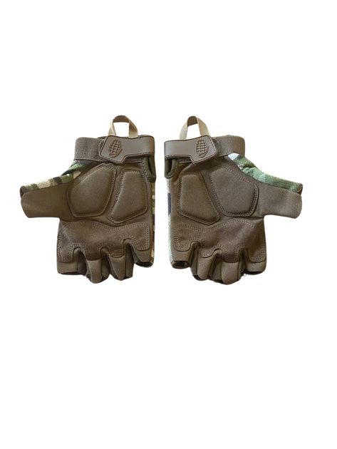 Рукавички тактичні KOMBAT UK Alpha Fingerless Tactical Gloves мультікам L (kb-aftg-btp-l) - изображение 5