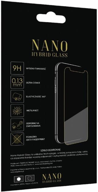 Защитное стекло Nano Hybrid Glass 9H для Xiaomi Redmi Note 9T ...