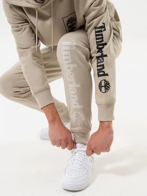 Спортивні штани чоловічі Timberland TB0A2BVF M Бежеві (196249302170) - зображення 3