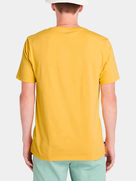 T-shirt męski bawełniany Timberland TB0A2C2R XXXL Żółty (194902949229) - obraz 2