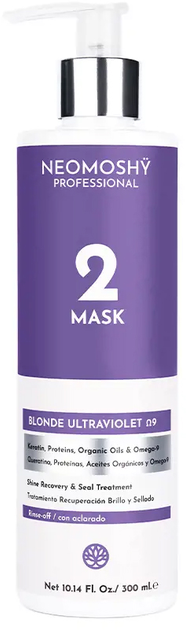 Maska do włosów Neomoshy Blonde Ultraviolet 2 Mask 300 ml (8435202410401) - obraz 1