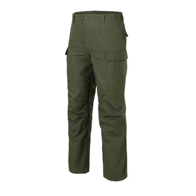 Штани Helikon-Tex BDU Mk2 - PolyCotton Ripstop, Olive green S/Long (SP-BD2-PR-02) - изображение 1