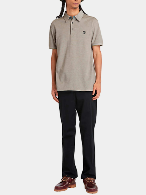 Koszulka polo męska Timberland TB0A2DJ5 M Khaki (194902939787) - obraz 3