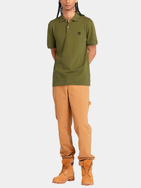 Поло довге чоловіче Timberland TB0A2DJE XL Хакі (194902941612) - зображення 3