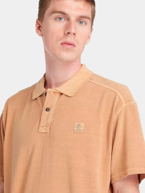 Поло довге чоловіче Timberland TB0A5UH3 L Бежеве (194903901943) - зображення 4