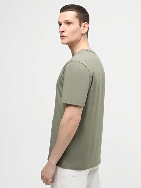 T-shirt męski bawełniany Timberland TB0A5UP3 M Khaki (194902995998) - obraz 2