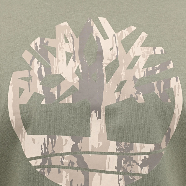 T-shirt męski bawełniany Timberland TB0A5UP3 S Khaki (194902995943) - obraz 3