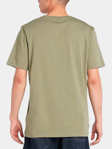 T-shirt męski bawełniany Timberland TB0A5WQQ L Khaki (194902955657) - obraz 2