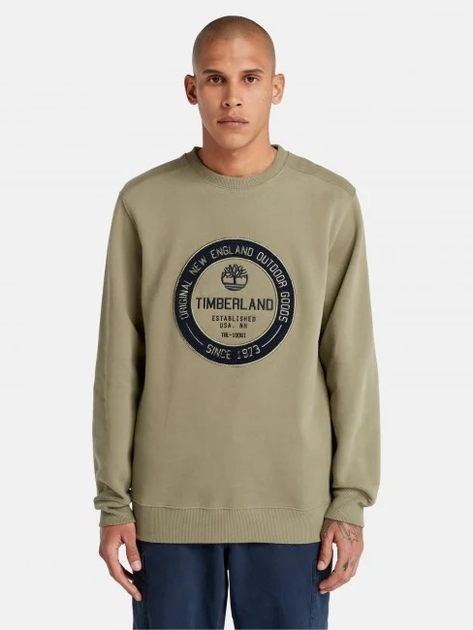 Bluza bez kaptura męska Timberland TB0A6FRM M Khaki (196249885499) - obraz 1