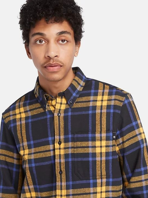 Koszula męska bawełniana Timberland TB0A6GKH S Czarna (196248808161) - obraz 3