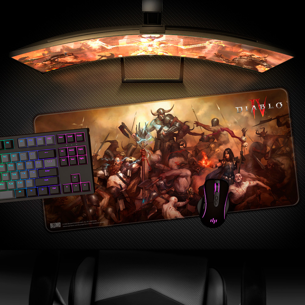Ігрова поверхня Blizzard Entertainment Diablo IV Heroes XL Speed (FBLMPD4HEROES21XL) - зображення 3