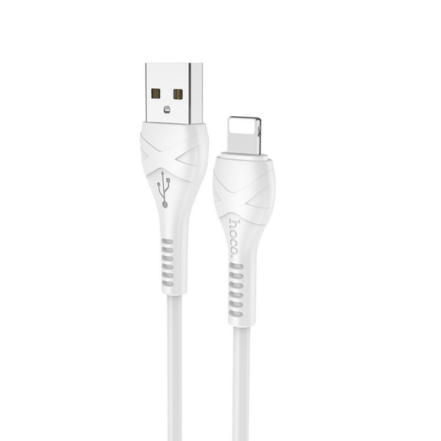 Кабель Hoco X37 Cool power charging data cable for Lightning White - Фото 3 Кабель Hoco X37 Cool power charging data cable for Lightning White - изображение 3
