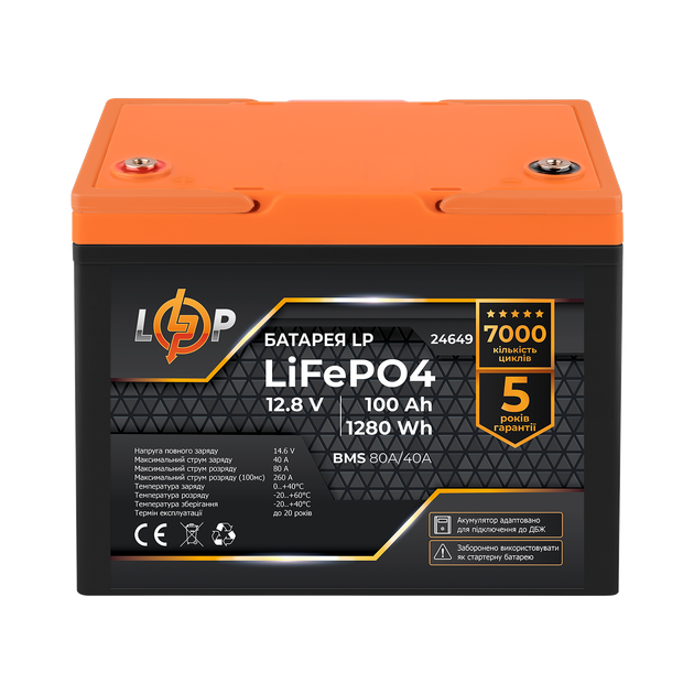 Комплект резервного питания LP (LogicPower) ИБП + литиевая (LiFePO4) батарея (UPS B1000 + АКБ LiFePO4 2048Wh) - изображение 3
