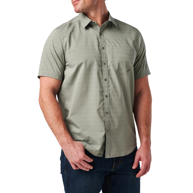 Рубашка тактическая 5.11 Tactical® Aerial Short Sleeve Shirt XL Mortar - изображение 2