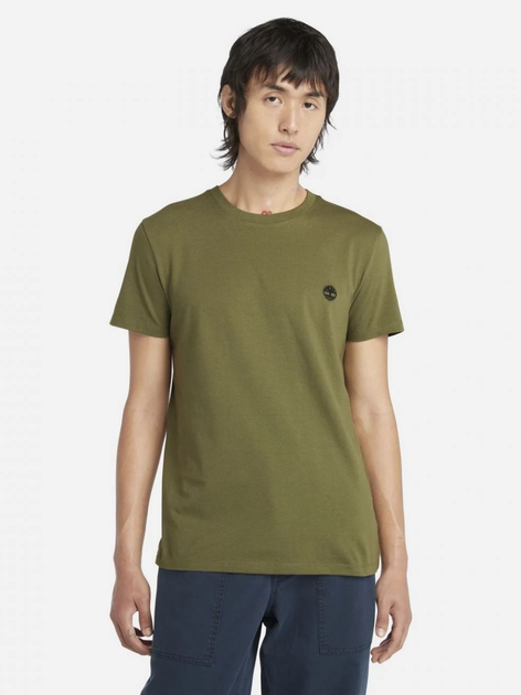 T-shirt męski bawełniany Timberland TB0A2BPR XL Khaki (194902951154) - obraz 1