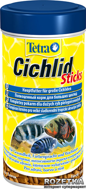 Корм Tetra Cichlid Sticks для акваріумних риб в паличках 10 л (151.3305) - зображення 1