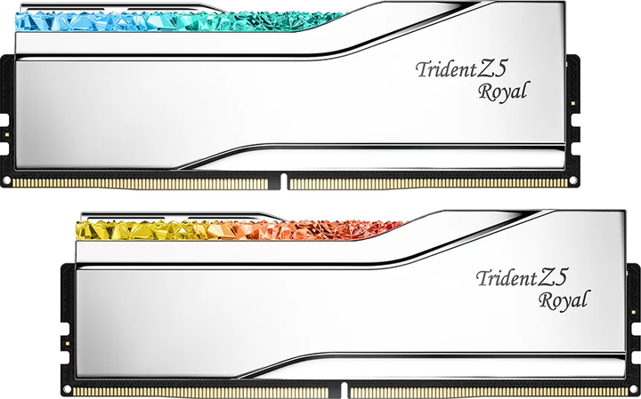 Оперативная память G.Skill DDR5-6400 32768 MB PC5-51200 (Kit of 2x16384) Trident Z5 Royal (F5-6400J3239G16GX2-TR5S) - изображение 1