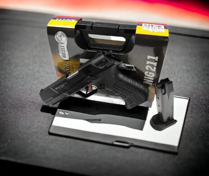 Стартовий шумовий пістолет Ekol Nig 211 Black - зображення 2