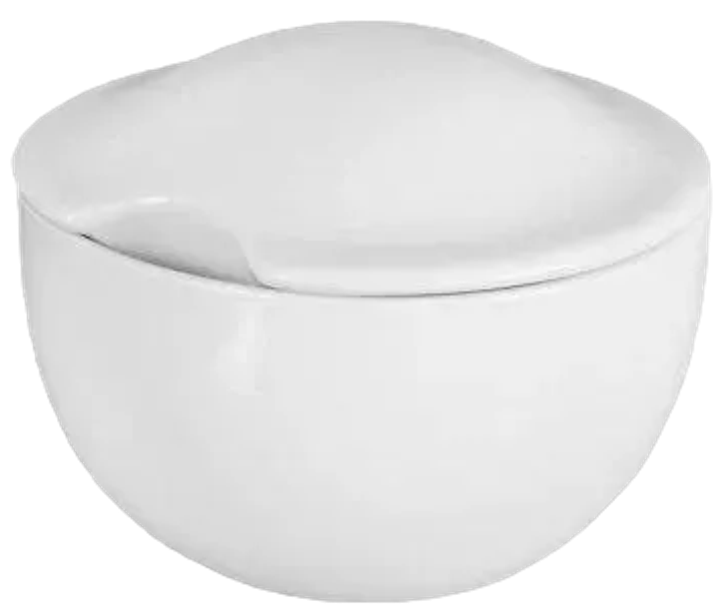 Cukiernica Duka Time kremowa porcelana (7319262955694) - obraz 1