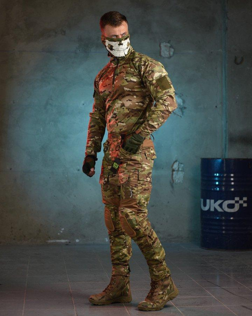 Тактический штурмовой костюм с наколенниками штаны+убакс L мультикам (87530) - изображение 2