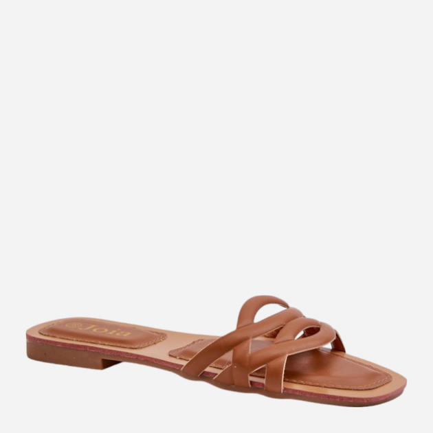 Klapki damskie eleganckie Moldela 39 Brązowe (5905677178975) - obraz 3