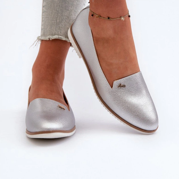 Жіночі сліпери Enzla 37 Сріблясті (5905677174229) - зображення 8