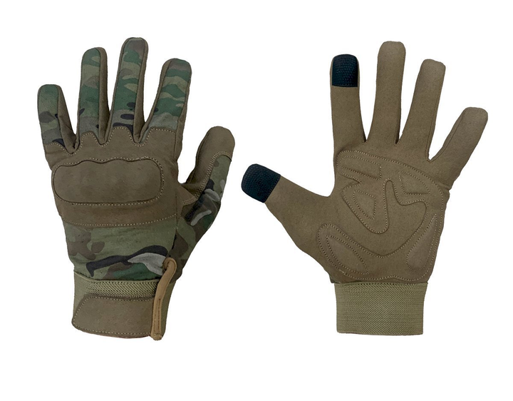 Тактичні рукавиці Texar Combat Multicam Size XXL - зображення 1