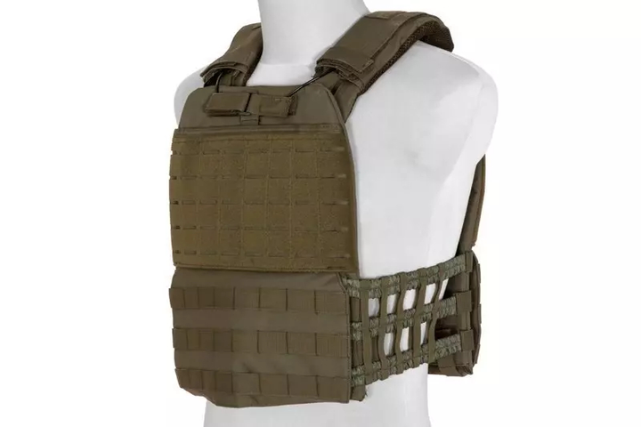 Розвантажувальний жилет GFC Plate Carrier Molle/Laser-Cut Olive - зображення 1