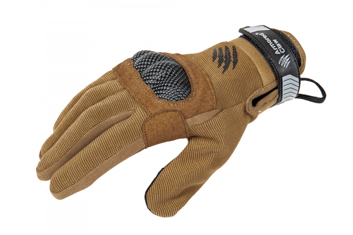 Тактичні рукавиці Armored Claw Shield Tactical Gloves Hot Weather Tan Size M - зображення 1