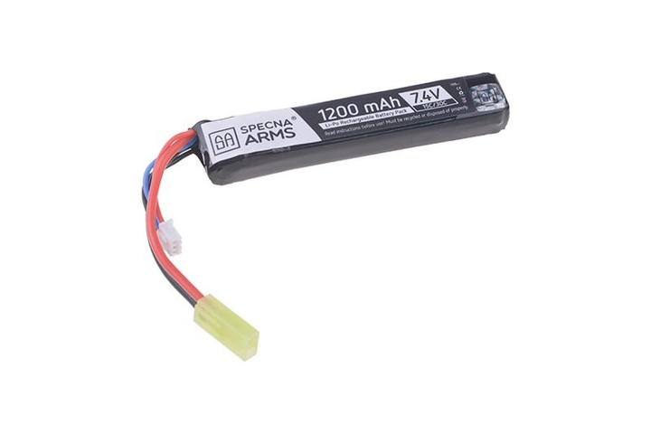 Акумулятор Specna Arms LiPo 7,4V 1200mAh 15/30C - изображение 1