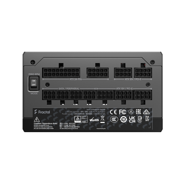 Блок питания Fractal Design 560W Ion + 2 Platinum (FD-P-IA2P-560-EU) - изображение 7