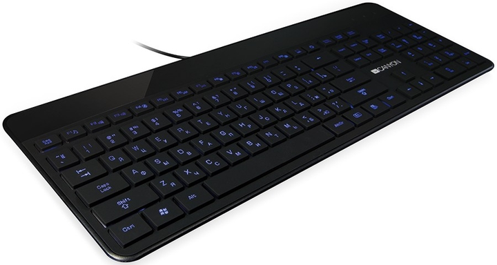 Клавиатура Canyon CNS-HKB5RU Black USB - изображение 1